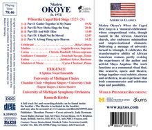 CD-Cover: "When the Caged Bird Sings" von Nkeiru Okoye, Werkdetails, Mitwirkende und Aufführungsdetails.
