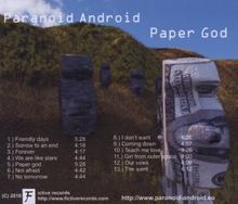 Paranoid Android: Paper God, CD