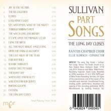 Arthur Sullivan (1842-1900): Part Songs, CD