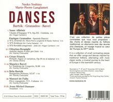Naoko Yoshino &amp; Marie-Pierre Langlamet - Danses, CD