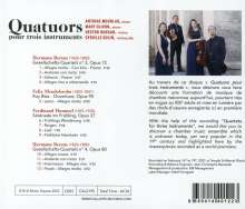 Quatuors pour trois instruments, CD