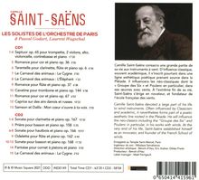 Camille Saint-Saens (1835-1921): Kammermusik für Bläser, 2 CDs