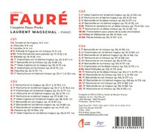 Gabriel Faure (1845-1924): Sämtliche Klavierwerke, 4 CDs