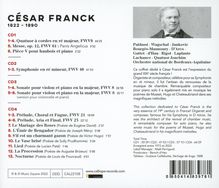 Cesar Franck (1822-1890): Cesar Franck 1822-1890 - Symphonie d-moll, Kammermusik, Klavierwerke, Lieder, 4 CDs