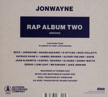 Jonwayne: Rap Album Two, CD