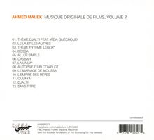 Ahmed Malek: Filmmusik: Musique Original De Films Vol. 2, CD