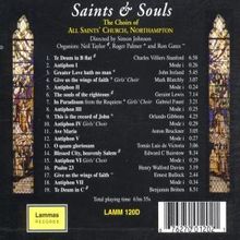 Englische Chormusik - Saint &amp; Souls, CD