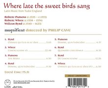 Magnificat - Where late the sweet birds sang, Super Audio CD