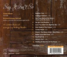 Richard Rodney Bennett (1936-2012): Say It Isn't So, CD