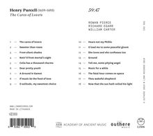 Henry Purcell (1659-1695): Lieder "The Cares of Lovers", CD