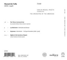 Manuel de Falla (1876-1946): Der Dreispitz (Ges.-Aufn.), CD