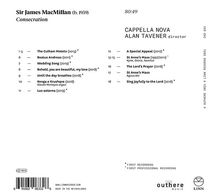 James MacMillan (geb. 1959): Chorwerke "Consecration", CD