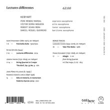 Kebyart - Lectures differentes, CD