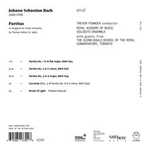 Johann Sebastian Bach (1685-1750): Partiten BWV 825,826,829 (arr. für Kammerorchester von Thomas Oehler), CD