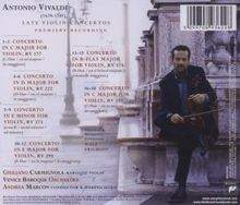 Antonio Vivaldi (1678-1741): Violinkonzerte RV 177,191,222,273,295,375, CD