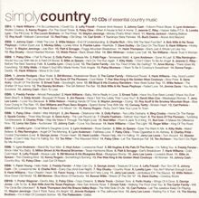 Simply Country (10 CDs Of Essential Country Music) (2012), 10 CDs