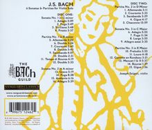 Johann Sebastian Bach (1685-1750): Sonaten &amp; Partiten für Violine BWV 1001-1006, 2 CDs