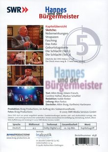 Hannes und der Bürgermeister 5, DVD