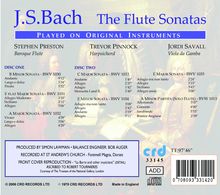 Johann Sebastian Bach (1685-1750): Flötensonaten BWV 1013,1030-1035, 2 CDs