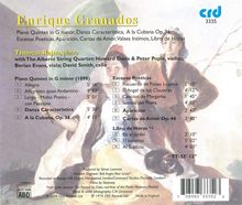 Enrique Granados (1867-1916): Klavierquintett in g-moll, CD