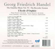 Georg Friedrich Händel (1685-1759): Kammermusik Vol.6, CD
