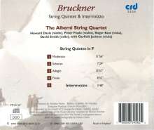 Anton Bruckner (1824-1896): Intermezzo &amp; Trio d-moll für Streichquintett, CD