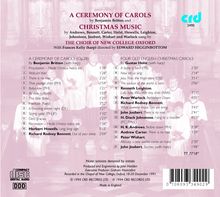 New College Choir Oxford - A Ceremony of Carols, CD