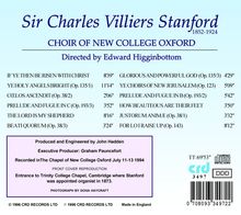 Charles Villiers Stanford (1852-1924): Motets &amp; Anthems, CD