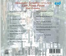 Alexander Scriabin (1872-1915): Klavierwerke, CD