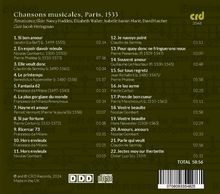 Chansons musicales, Paris 1533, CD