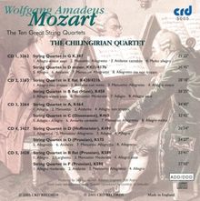 Wolfgang Amadeus Mozart (1756-1791): Streichquartette Nr.14-23, 5 CDs