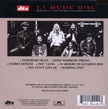 The Allman Brothers Band: At Fillmore East, DVD-Audio