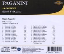 Niccolo Paganini (1782-1840): Capricen op.1 Nr.1-24 für Gitarre solo, CD