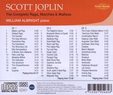 William Albright (1944-1998): Scott Joplin:The Complete Rags, 3 CDs