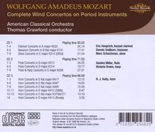 Wolfgang Amadeus Mozart (1756-1791): Bläserkonzerte, 3 CDs