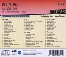 Jo Stafford: Make Love To Me, 2 CDs