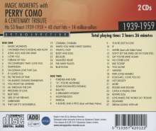 Perry Como: Magic Moments With Perry Como, 2 CDs