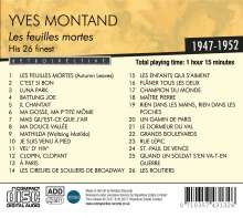 Yves Montand: Les Feuilles Mortes: His 26 Finest, CD
