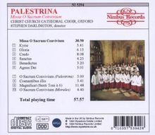 Giovanni Pierluigi da Palestrina (1525-1594): Missa "O Sacrum Convivium", CD