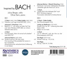 Julius Berger &amp; Oliver Kern - Inspired by Bach, 2 CDs