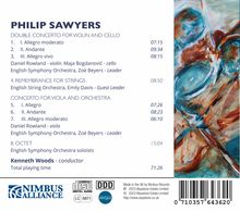 Philip Sawyers (geb. 1951): Konzert für Violine &amp; Cello, CD