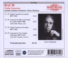 Johann Sebastian Bach (1685-1750): Violinkonzerte BWV 1041-1043, CD