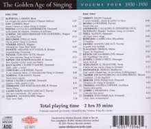 The Golden Age of Singing Vol.4:1930-1950, 2 CDs