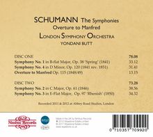 Robert Schumann (1810-1856): Symphonien Nr.1-4, CD