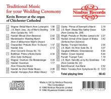 Kevin Bowyer - Traditional Music for your Wedding Ceremony, CD