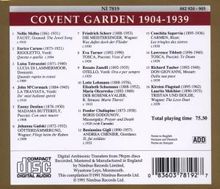Covent Garden Opera 1904-1939, CD