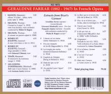 Geraldine Farrar in French Opera, CD