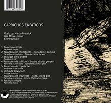 Martin Bresnick (geb. 1946): Caprichos Enfaticos für Klavier &amp; Percussion Quartet, CD