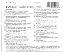 Tancredi Pasero singt Arien, CD