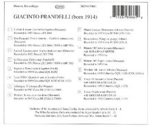 Giacinto Prandelli singt Arien Vol.1, CD